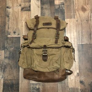 ll bean canvas backpack